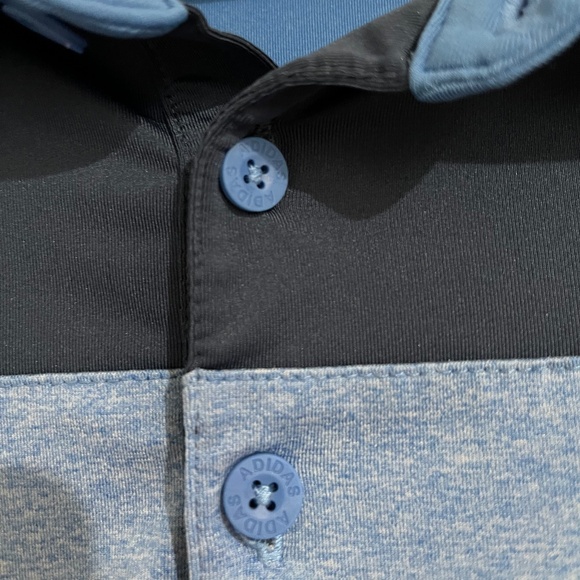 Adidas Men’s Primegreen Blue Polo Shirt Sz-XL - Picture 4 of 6